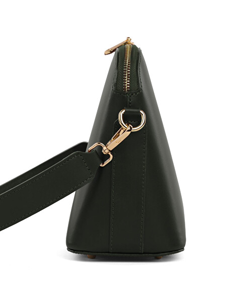 Dámská kožená crossbody kabelka Marcia Dark Green