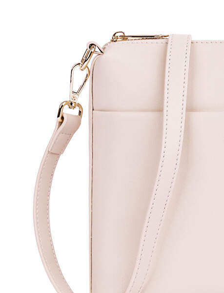 Dámská kožená crossbody kabelka Marcia Grace Beige