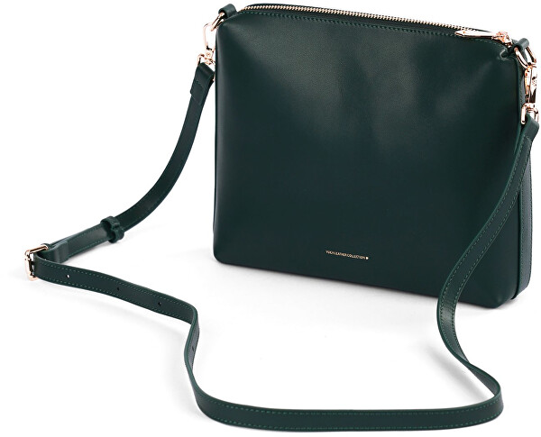 Dámská kožená crossbody kabelka Marcia Grace Green