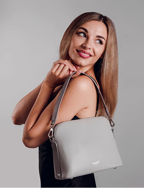 Dámská kožená crossbody kabelka Marcia Grey