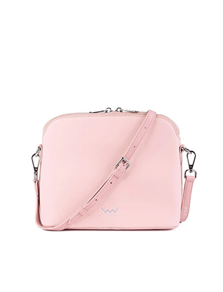Dámská kožená crossbody kabelka Marcia Pink