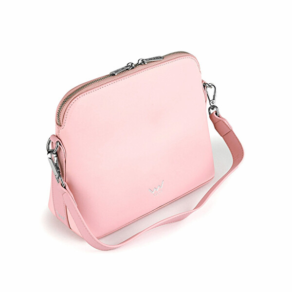 Dámská kožená crossbody kabelka Marcia Pink