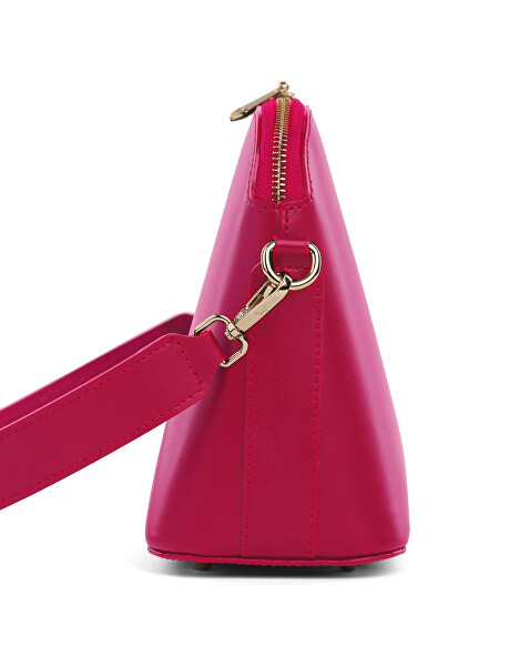 Dámska kožená crossbody kabelka Marcia Raspberry