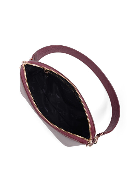 Dámská kožená crossbody kabelka Marcia Wine Red