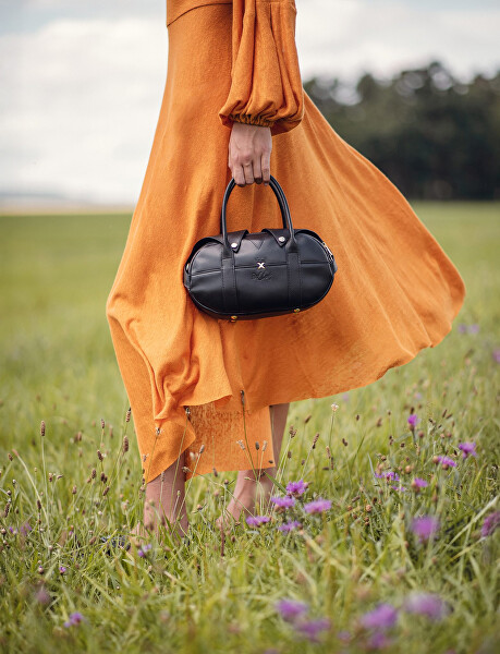 Dámská kožená kabelka Berya Black