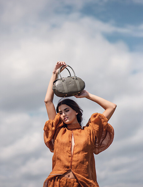 Dámská kožená kabelka Berya Olive