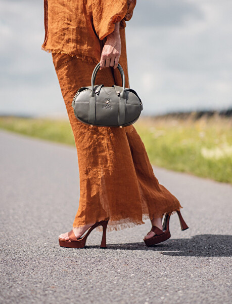 Dámská kožená kabelka Berya Olive