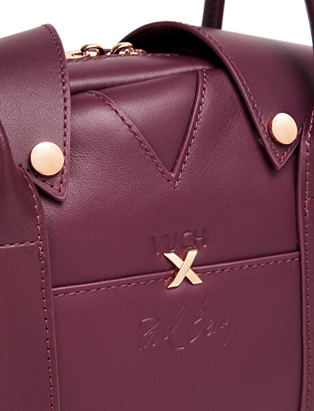 Dámská kožená kabelka Berya Wine