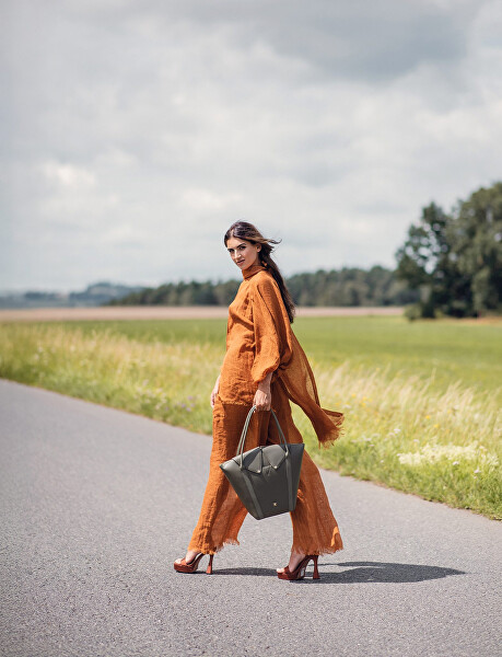 Dámská kožená kabelka Venea Olive