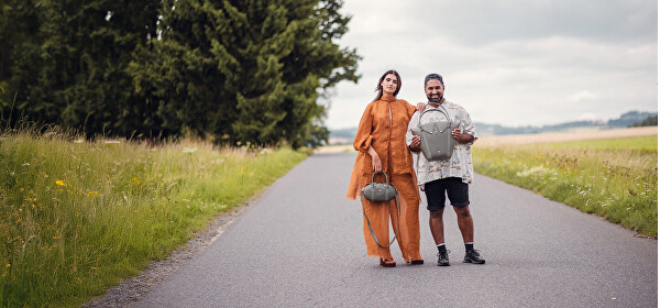 Dámská kožená kabelka Venea Olive