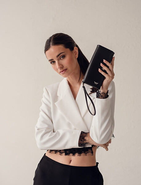 Dámska kožená peňaženka Aveline Grace Black