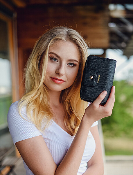 Dámská kožená peněženka Ebba Black