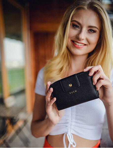 Dámská kožená peněženka Ebba Black