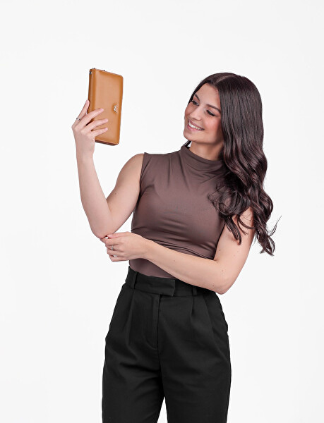 Dámská kožená peněženka Rodriga Mustard