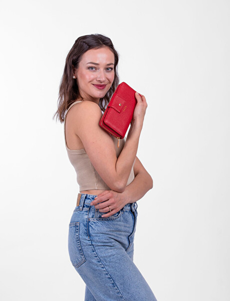 Dámská kožená peněženka Sympa Red