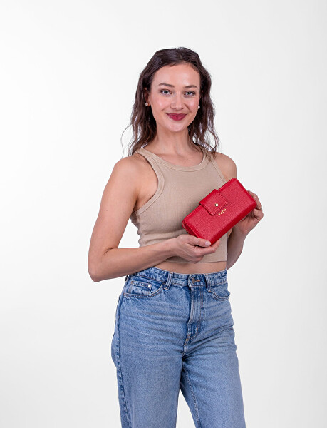 Dámská kožená peněženka Sympa Red