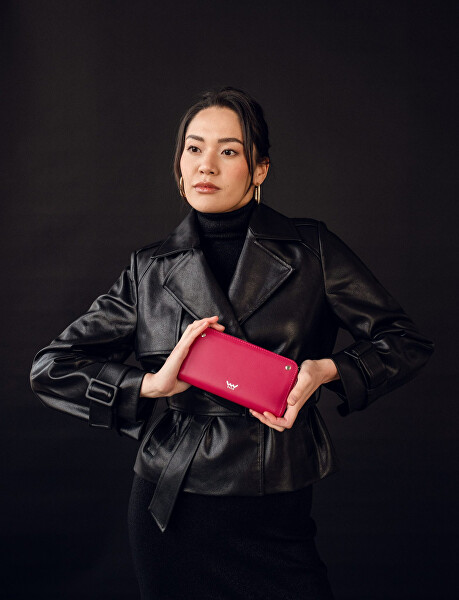 Dámská kožená peněženka Tilda Raspberry Pink