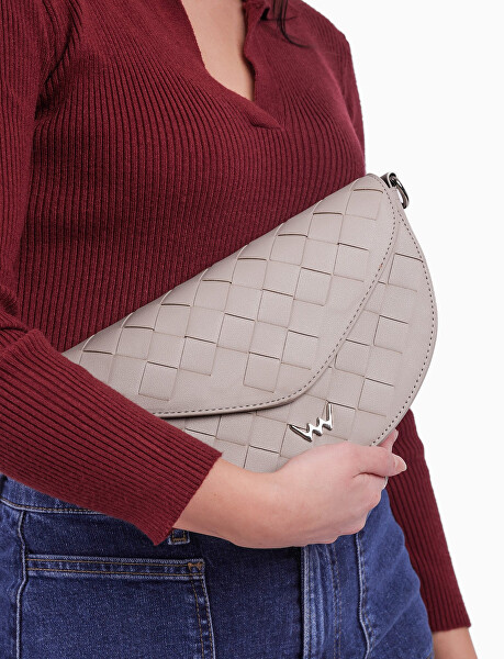 Dámská ledvinka Tricia Intrecciato Beige