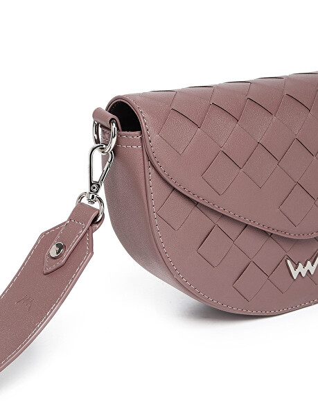 Dámská ledvinka Tricia Intrecciato Dusty Pink