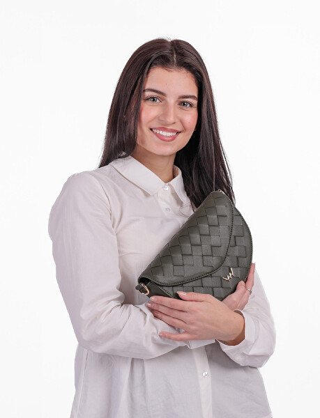 Dámská ledvinka Tricia Intrecciato Olive
