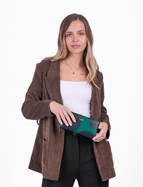 Dámská peněženka Nightie Nicci Big Dot Dark Green
