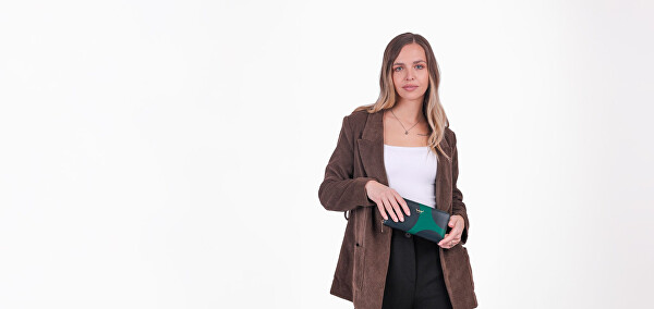 Dámská peněženka Nightie Nicci Big Dot Dark Green