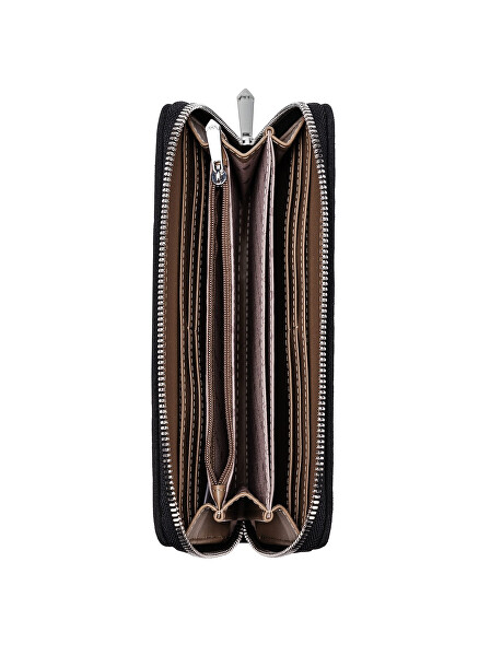 Dámská peněženka Nightie Nicci Intrecciato Black