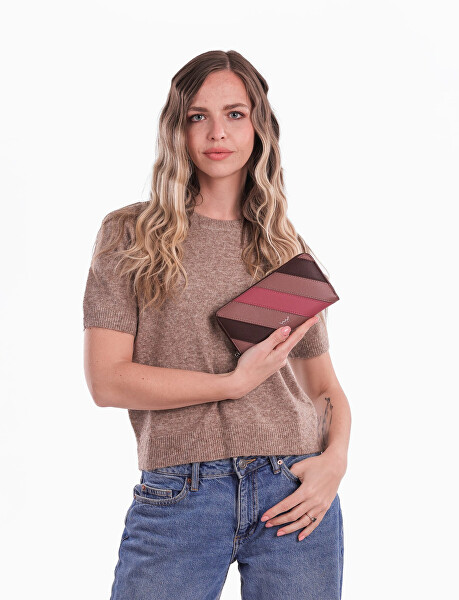 Dámska peňaženka Nightie Nicci Striped Dark Wine