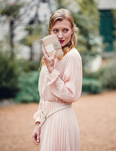 Dámská peněženka Talli Tammy Striped Creme