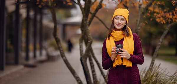 Dámská šála Rowdy SC Yellow