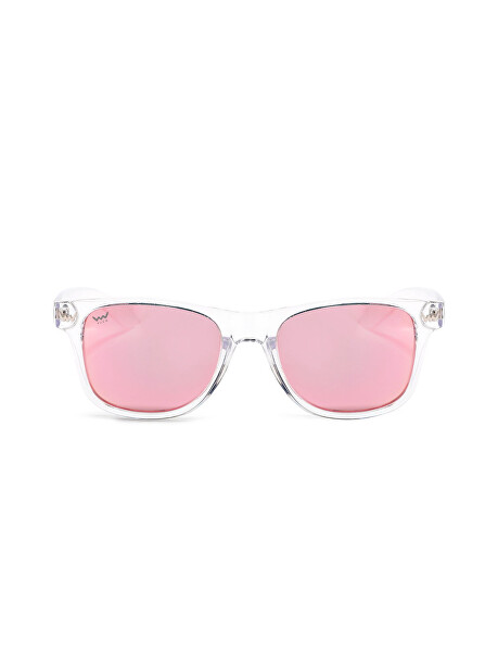 Dámské polarizační sluneční brýle Sollary Transparent Pink
