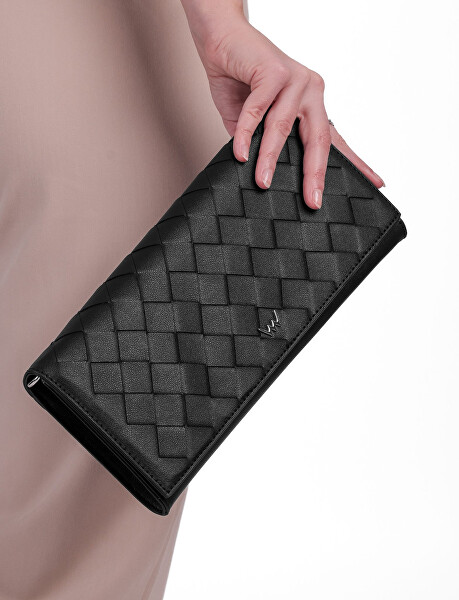 Dámské psaníčko Emeroo Intrecciato Black