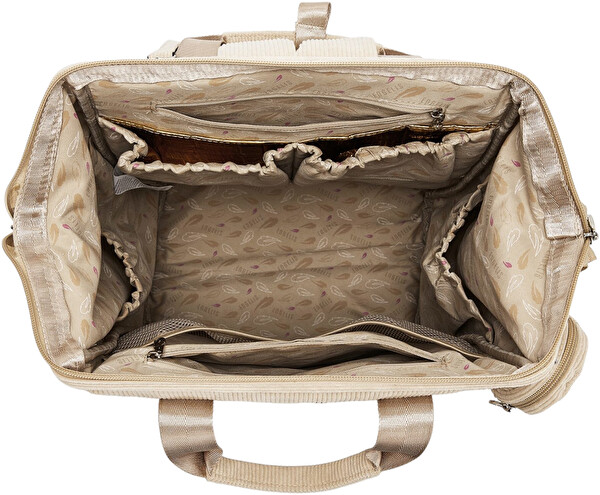 Dámský batoh Eloa Corduroy Beige