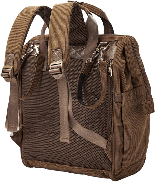 Dámsky batoh Eloa Corduroy Brown