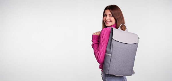 Dámský batoh Gioia Melange Light Grey