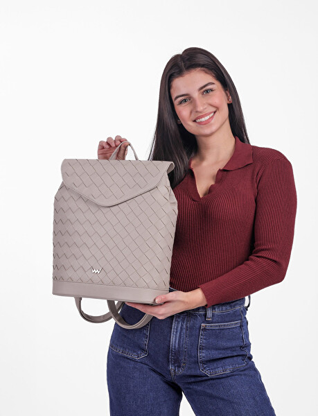 Dámský batoh Joanna Intrecciato Beige