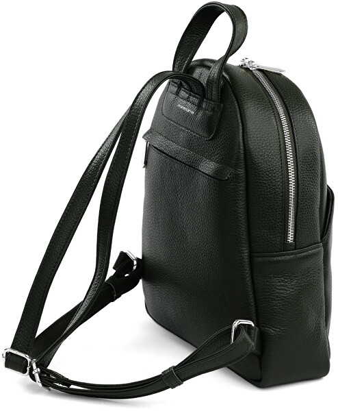 Dámsky kožený batoh Arlen Grace Dark Green