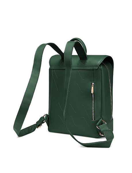 Dámský kožený batoh Evasion Dark Green