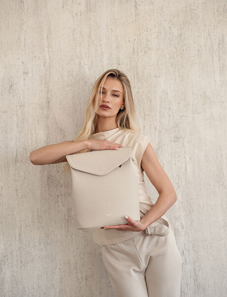 Dámský kožený batoh Joanna Grace Beige
