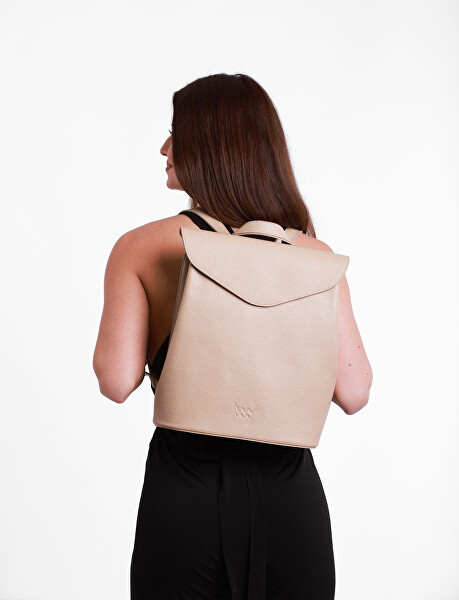 Dámský kožený batoh Joanna Leather Beige
