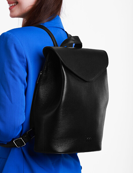 Dámský kožený batoh Joanna Leather Black