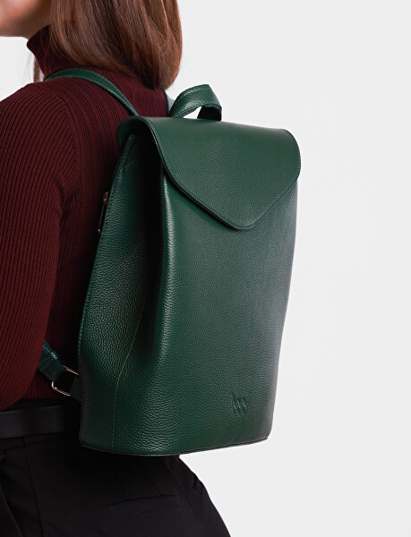 Dámský kožený batoh Joanna Leather Green