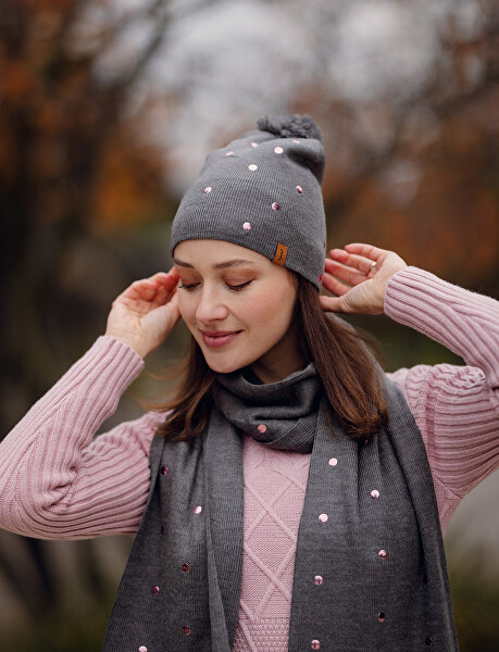 Dámský set - čepice a šála Nurit Set Grey