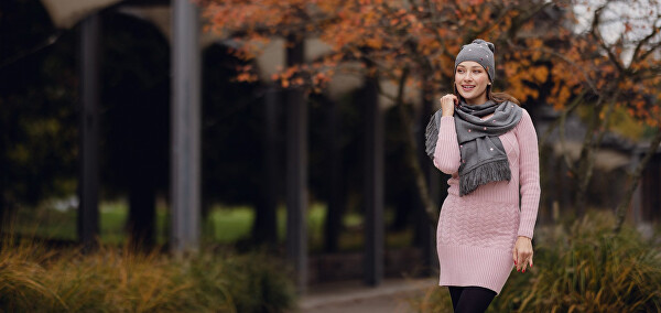 Dámský set - čepice a šála Nurit Set Grey