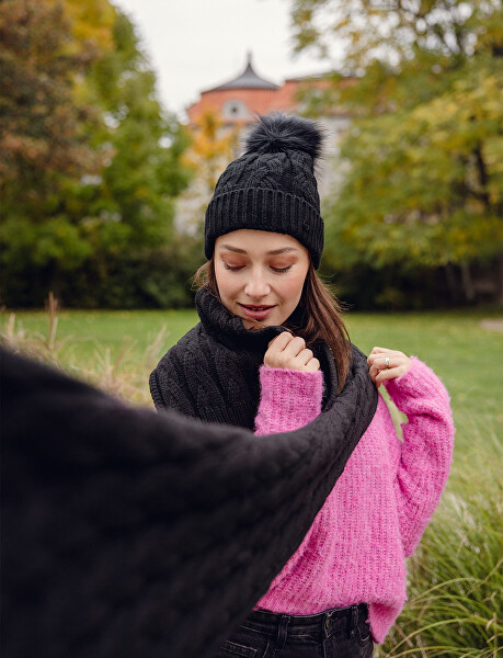 Dámský set - čepice a šála Sheron Set Black