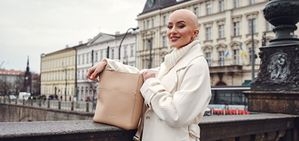 Dámska crossbody kabelka Eldrin Beige