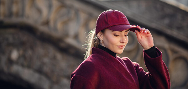 Kšiltovka Lunei Burgundy