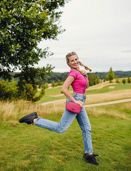 Dámská crossbody kabelka Lipsie Dark Pink