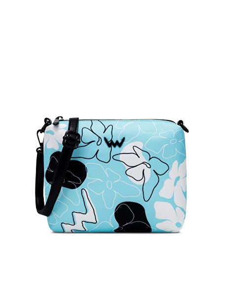 Dámská crossbody kabelka Nuria Flowers Line Blue