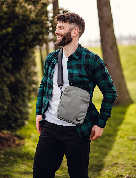 Pánská crossbody taška Arllo Grey